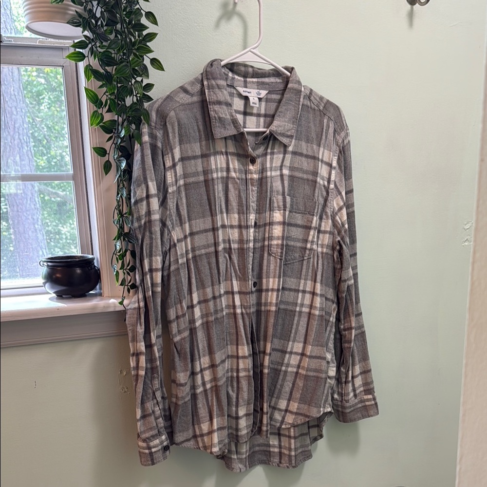 Plaid Gray Shirt